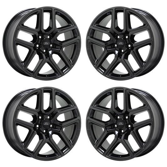 20" Ford Explorer Black Chrome wheels rims Factory OEM set 10061 EXCHANGE