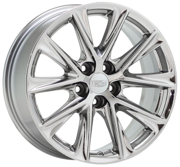 19" Cadillac CT5 Sport V-Series CTS Bright Chrome wheels rims OEM set 4840