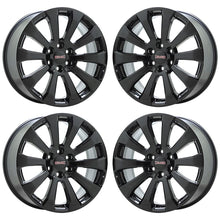 Load image into Gallery viewer, EXCHANGE 22&quot; Chevrolet Silverado 1500 Tahoe Black wheels rims Factory OEM 5922
