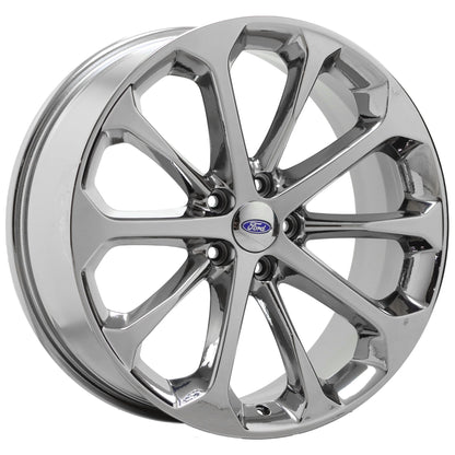 20" Ford Taurus Bright Chrome Wheels Rims Factory OEM Set 3927 3969