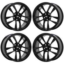 Load image into Gallery viewer, 20x8.5 20x9.5 Camaro SS Black wheels rims Factory OEM set 4 97952 97953

