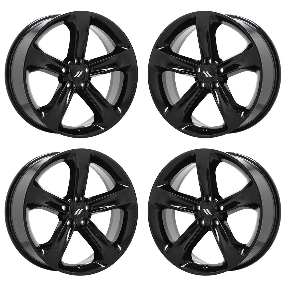 20" Dodge Charger Challenger Gloss Black wheels rims Factory OEM set 2529