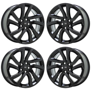 20" Land Rover Discovery Range Rover Black Wheels Rims Factory OEM Set 72288