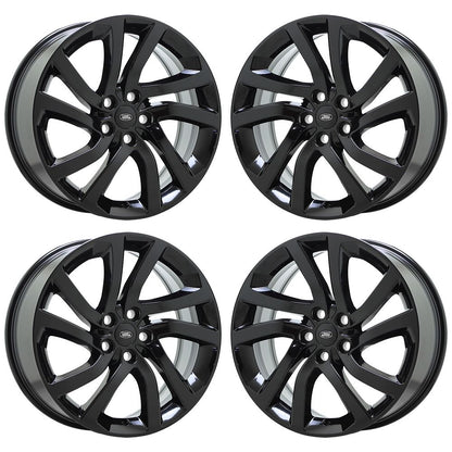 20" Land Rover Discovery Range Rover Black Wheels Rims Factory OEM Set 72288
