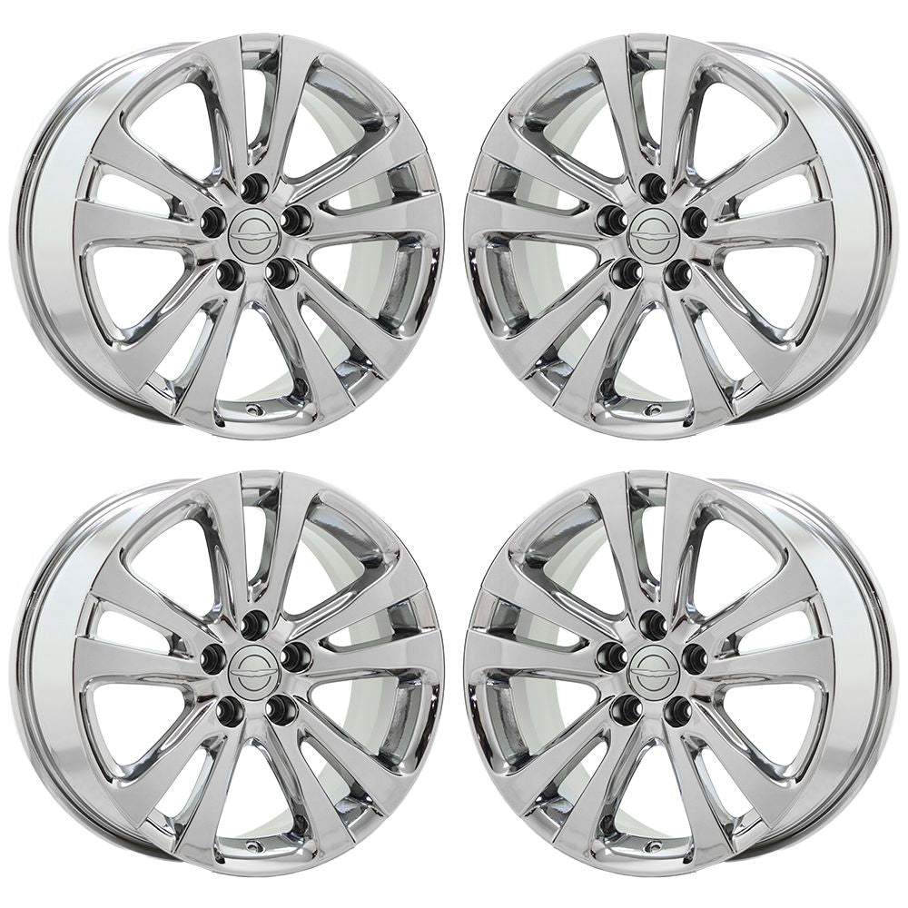 17" Chrysler 200 Chrome wheels rims Factory OEM set 2511 - 2015-2017