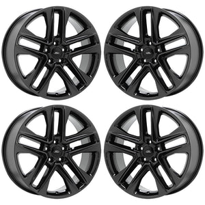 EXCHANGE 20" Ford Explorer 2011-2019 PVD Black Chrome Wheels OEM Set 10060
