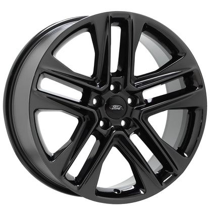 20" Ford Explorer Black Chrome wheels rims OEM set 10060 EXCHANGE