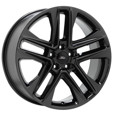 20" Ford Explorer 2011-2019 Black Chrome wheels rims Factory OEM set 10060