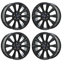 Load image into Gallery viewer, EXCHANGE 20&quot; Ford Edge 2015-2022 Lincoln MKX Black Wheels Rims OEM Set 10107
