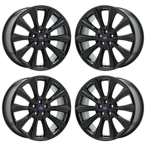 EXCHANGE 20" Ford Edge 2015-2022 Lincoln MKX Black Wheels Rims OEM Set 10107