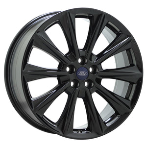 EXCHANGE 20" Ford Edge 2015-2022 Lincoln MKX Black Wheels Rims OEM Set 10107