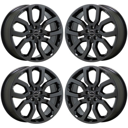 22" Land Range Rover Sport Gloss Black Wheels Rims Factory OEM Set 72247
