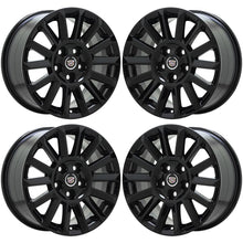 Load image into Gallery viewer, 17&quot; Cadillac CTS Sedan Gloss Black wheels rims Factory OEM GM set 4668 EXCHANGE
