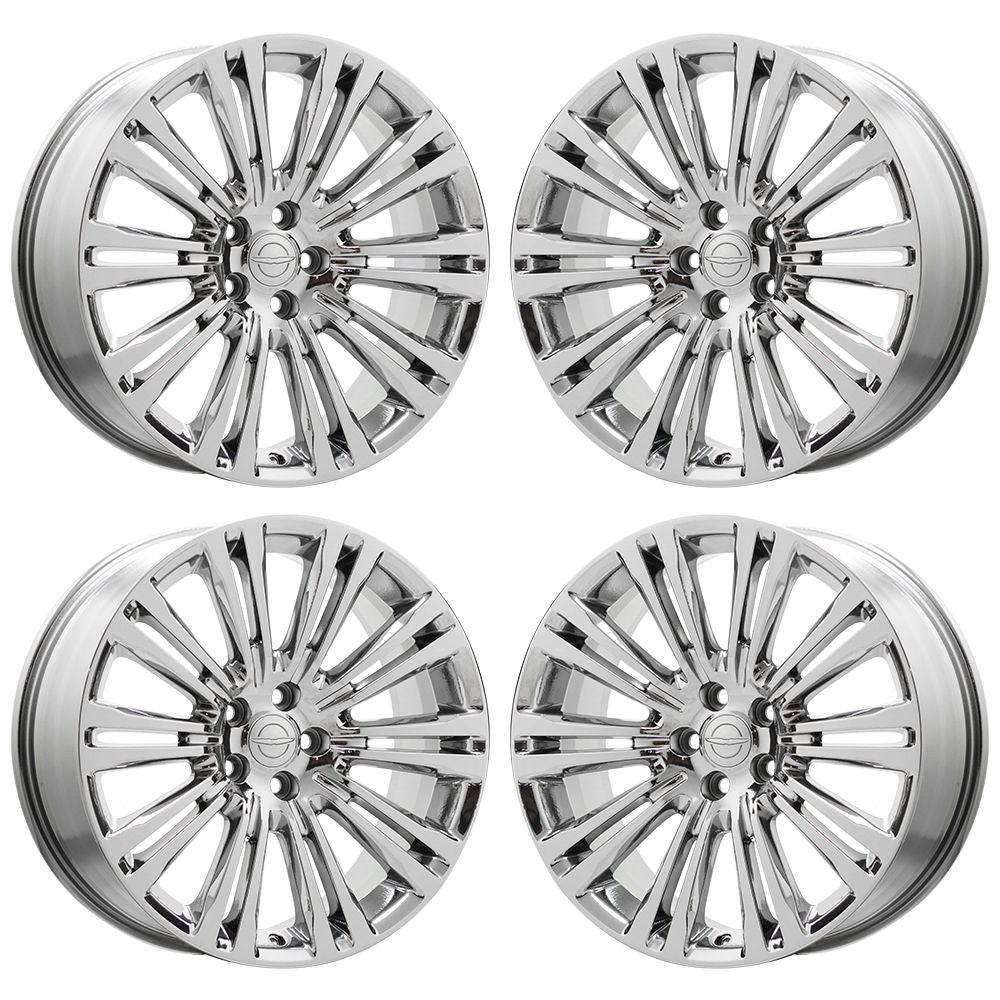 20" Chrysler 300 RWD Bright Chrome wheels rims Factory OEM set - 2420 EXCHANGE