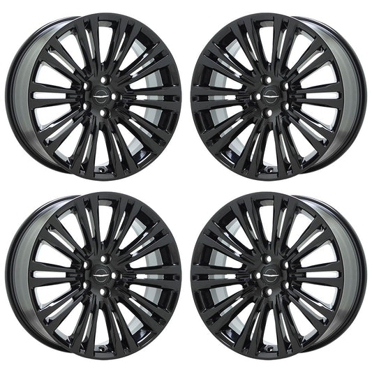 20" Chrysler 300 RWD Gloss Black Wheels Rims Factory OEM Set 2011-2021 - 2420