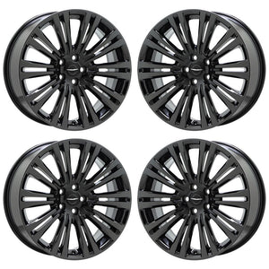 20" Chrysler 300 RWD PVD Black Chrome wheels rim Factory OEM set - 2420