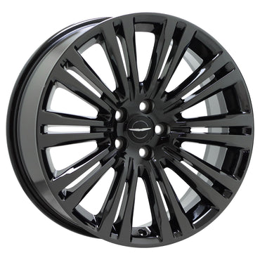 20" Chrysler 300 RWD Black Chrome wheels rim Factory OEM set - 2420