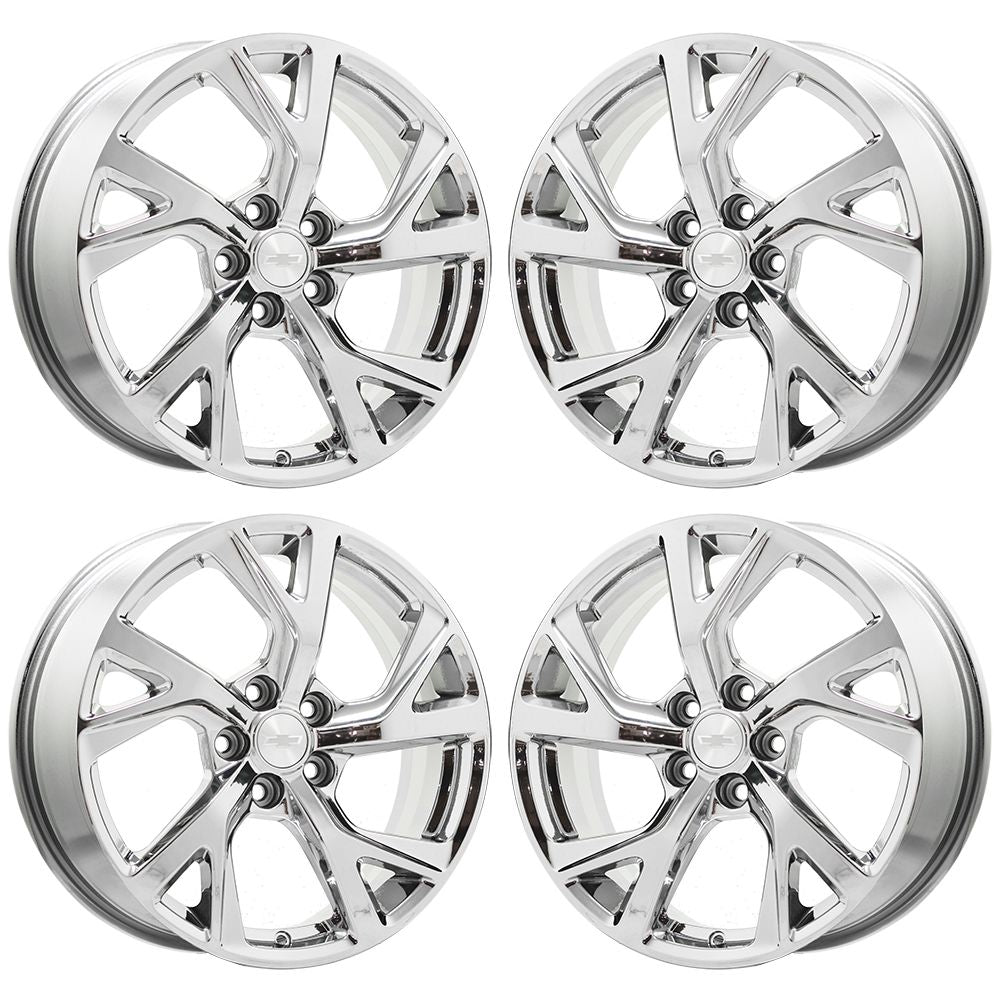 18" Chevrolet Equinox Bright Chrome wheels rims OEM 2018-2021 set 5830 EXCHANGE