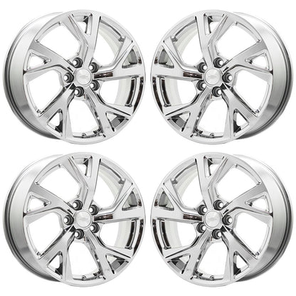 18" Chevrolet Equinox Bright Chrome wheels rims OEM 2018-2021 set 5830 EXCHANGE