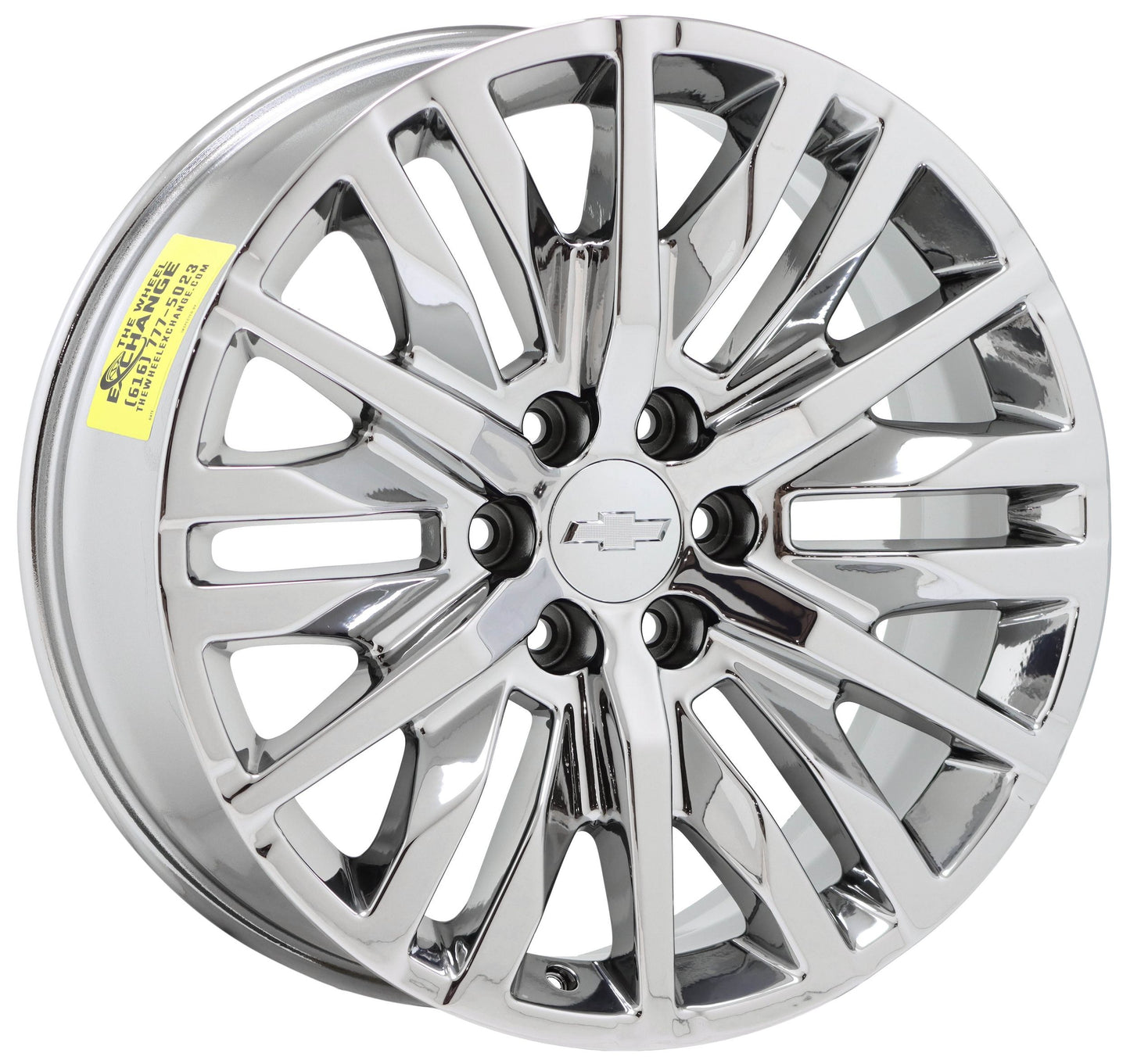 22" Chevrolet Silverado 1500 Truck Bright Chrome wheels rims OEM 5921 EXCHANGE