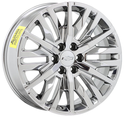 22" Chevrolet Silverado 1500 Truck Bright Chrome wheels rims OEM 5921 EXCHANGE