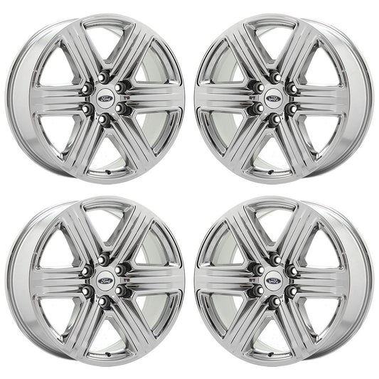20" Ford F150 Truck Bright Chrome wheels rims Factory OEM set 4 10172