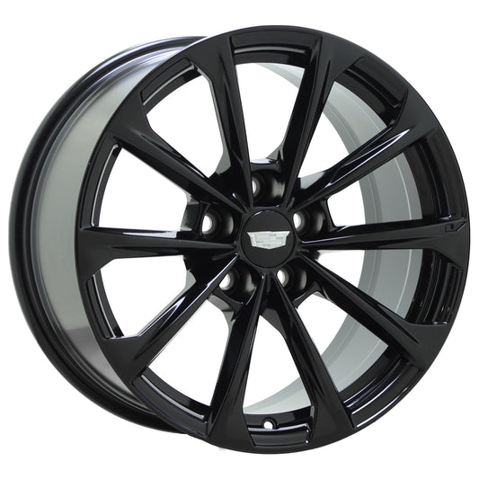 18" Cadillac CT4-V BlackWing ATS-V  Black Wheel Factory OEM (Rear) 14052
