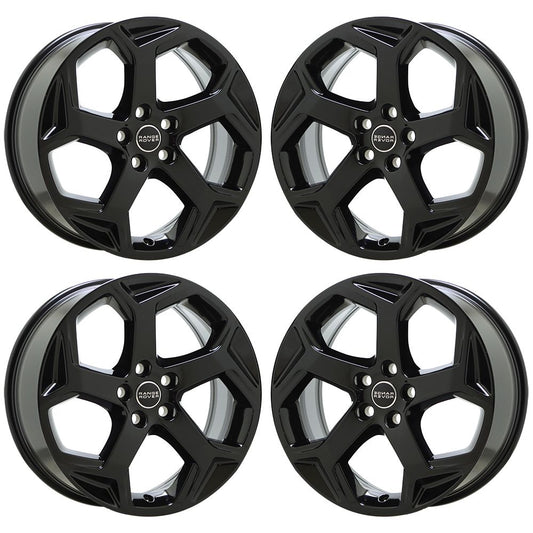 20" Range Rover Sport Gloss Black wheels rims Factory OEM set 72310