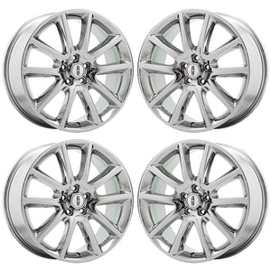 EXCHANGE 19" Lincoln MKZ PVD Chrome wheels rims Factory OEM set - 3953