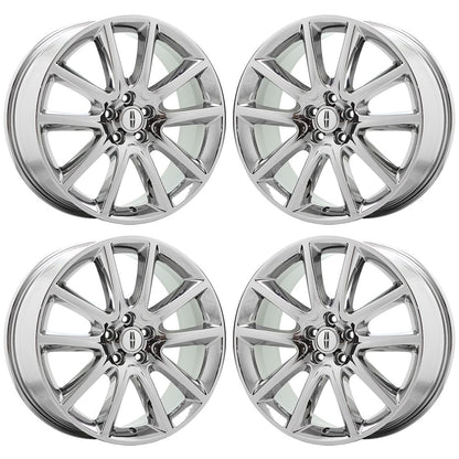 19" Lincoln MKZ Bright Chrome wheels rims Factory OEM set - 3953