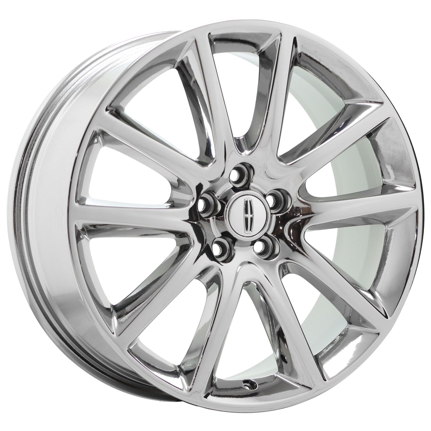 19" Lincoln MKZ Bright Chrome wheels rims Factory OEM set - 3953 EXCHANGE