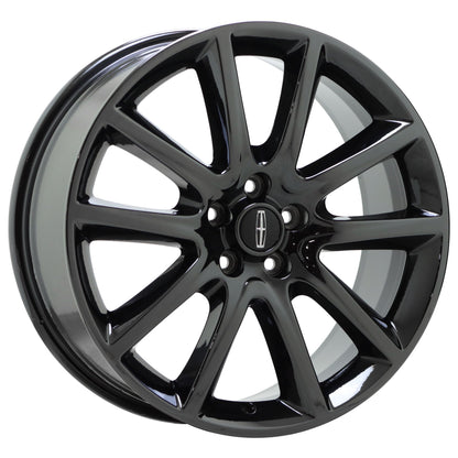 19" Lincoln MKZ Black Chrome wheels rims Factory OEM set 3953