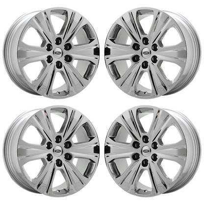 20" Ford Expedition F150 Bright Chrome wheels rims OEM set 3992 EXCHANGE