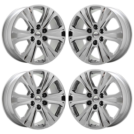 20" Ford Expedition F150 Bright Chrome wheels rims OEM set 3992 EXCHANGE