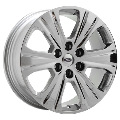 20" Ford Expedition F150 Bright Chrome wheels rims OEM set 3992 EXCHANGE