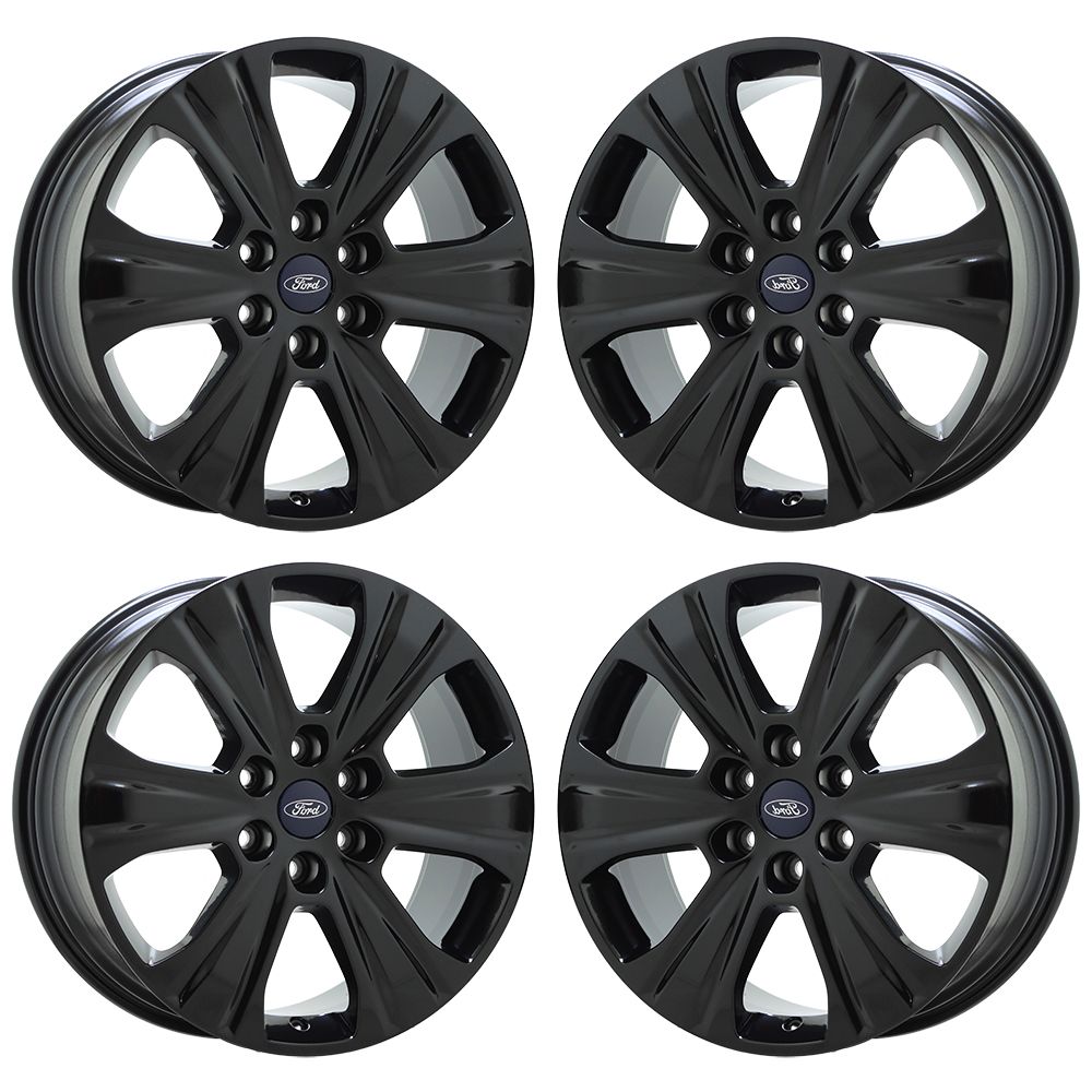 20" Ford Expedition F150 Gloss Black wheels rims OEM set 3992 EXCHANGE