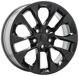 NEW 20" Jeep Wrangler Gladiator Black Wheels Rims Factory OEM Set 9262
