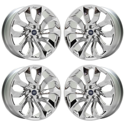 21" Lincoln Aviator Bright Chrome wheels rims Factory OEM set 10239 EXCHANGE