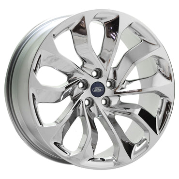 21" Lincoln Aviator Bright Chrome wheels rims Factory OEM set 10239