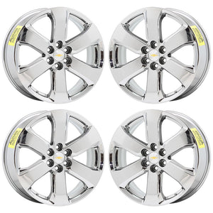 20" Chevrolet Traverse PVD Chrome wheels rims Factory OEM 2018-2023 set 4 5845