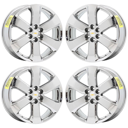20" Chevrolet Traverse Bright Chrome wheels rims Factory OEM 2018-2023 set 5845