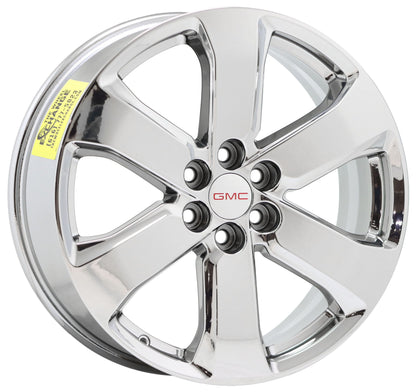 20" GMC Acadia Bright Chrome wheels rims Factory OEM set 5845
