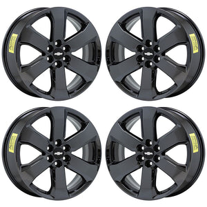 20" Chevrolet Traverse Black Chrome wheels rims Factory OEM 2018-2023 set 4 5845