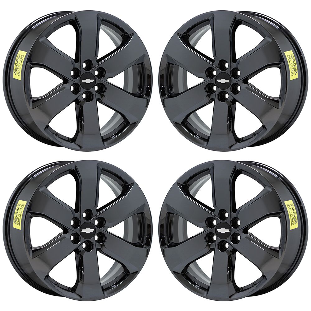 20" Chevrolet Traverse Black Chrome wheels rims Factory OEM set 5845 EXCHANGE