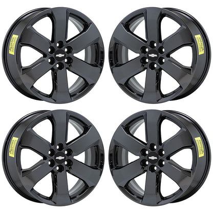 20" Chevrolet Traverse Black Chrome wheels rims Factory OEM 2018-2023 set 5845