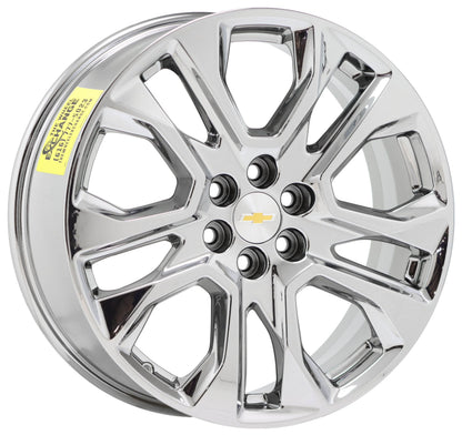 20" Chevrolet Traverse Bright Chrome wheels rims Factory OEM 2018-2021 set 5848