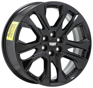 20" Cadillac XT5 SRX Black wheels rims Factory OEM set 4 5848