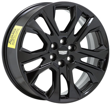 20" Cadillac XT5 SRX Gloss Black wheels rims Factory OEM set 5848