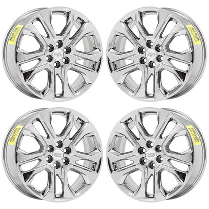 20" Cadillac XT5 SRX Bright Chrome wheels rims Factory OEM set 5848