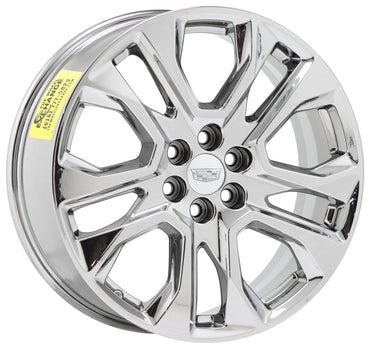 20" Cadillac XT5 SRX Bright Chrome wheels rims Factory OEM set 5848